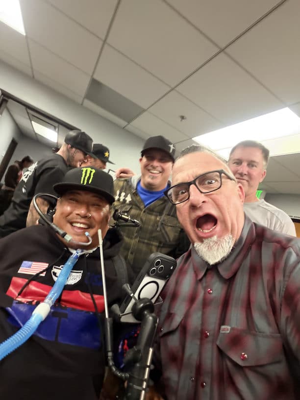 russ on wheelz pastor doug bennett 1